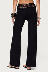 Kirsty Crochet Waist Knit Pants