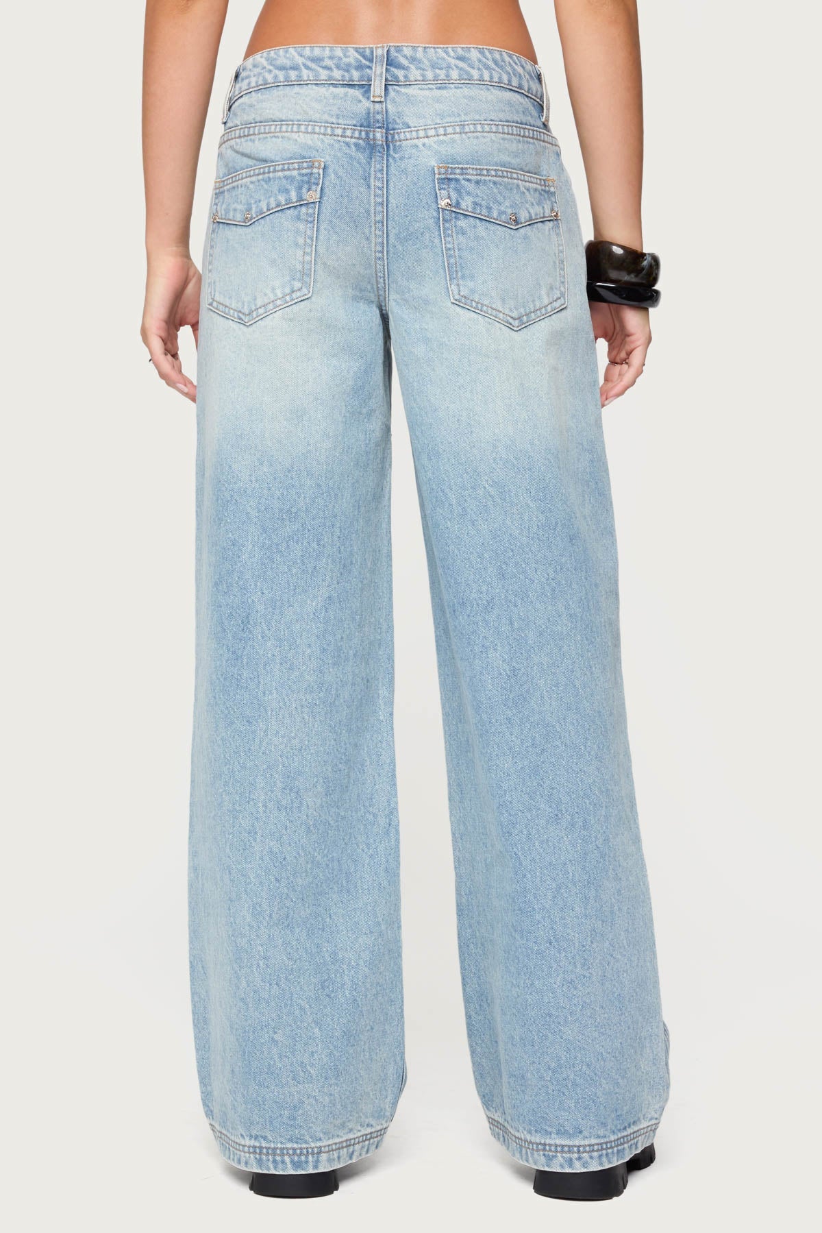 Dema Western Low Rise Jeans