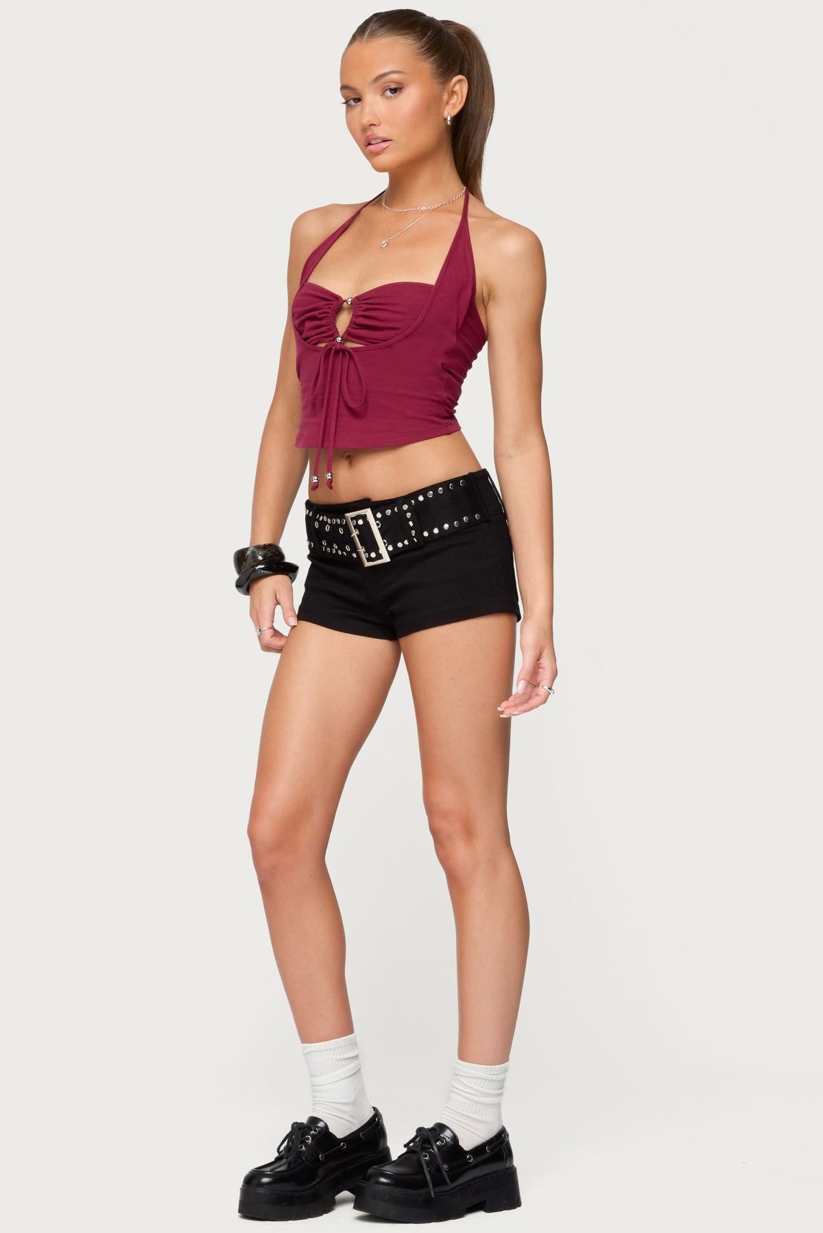 Ayana Layered Bandeau Halter Top