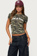 Nika Camo Cowboys T Shirt