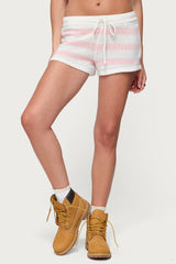 Amaris Striped Knit Shorts