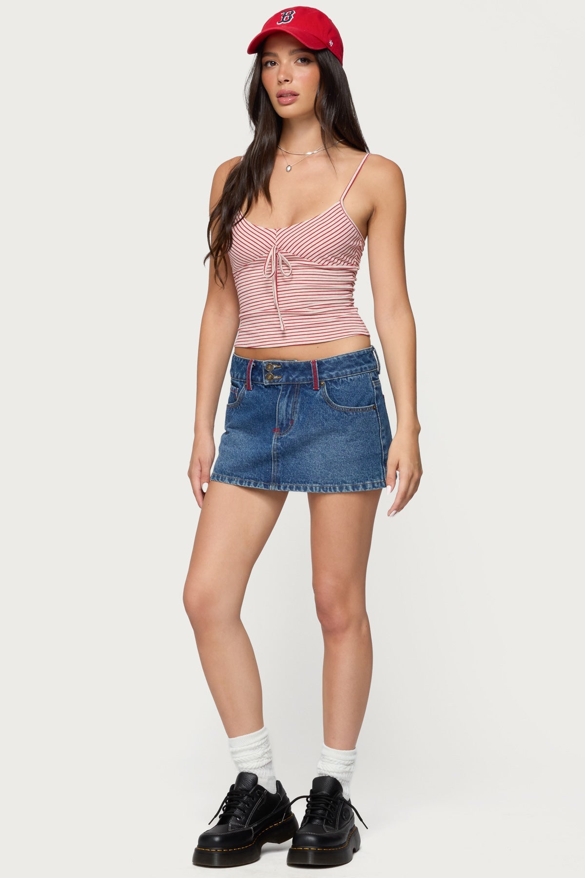 Tova Striped Scoop Tank Top