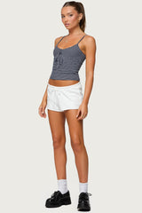 Tova Striped Scoop Tank Top