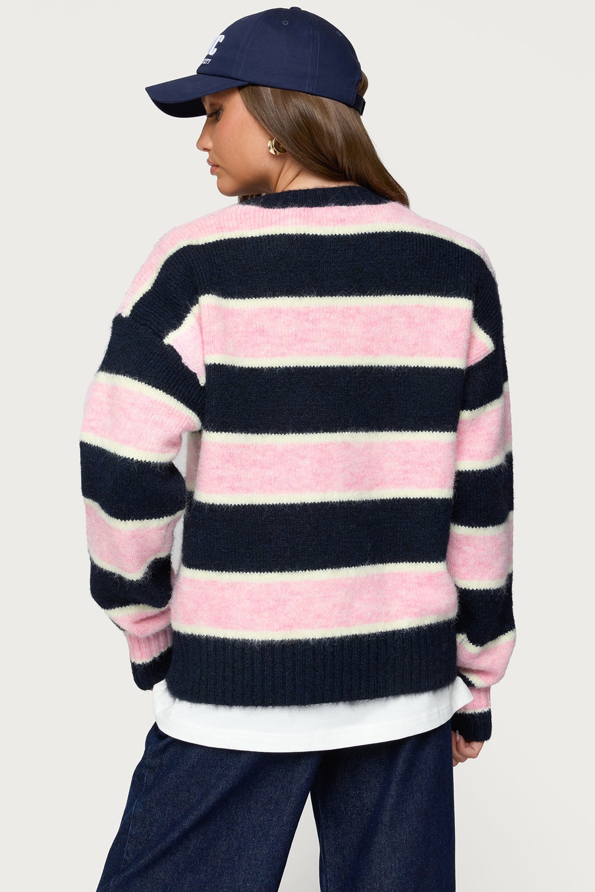Conrad Striped Knit Sweater