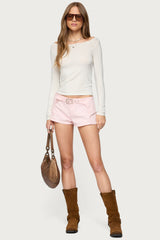 Vicco Belt Detail Shorts