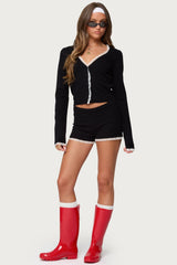 Sansa Lacey Knit Cardigan