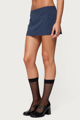 Winsley Gingham Mini Skort