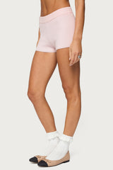 Lorie Ribbed Knit Shorts