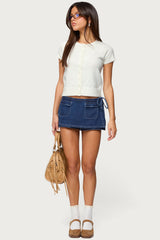 Coreen Button Up Knit Top