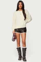 Lissa Lacey Faux Leather Shorts