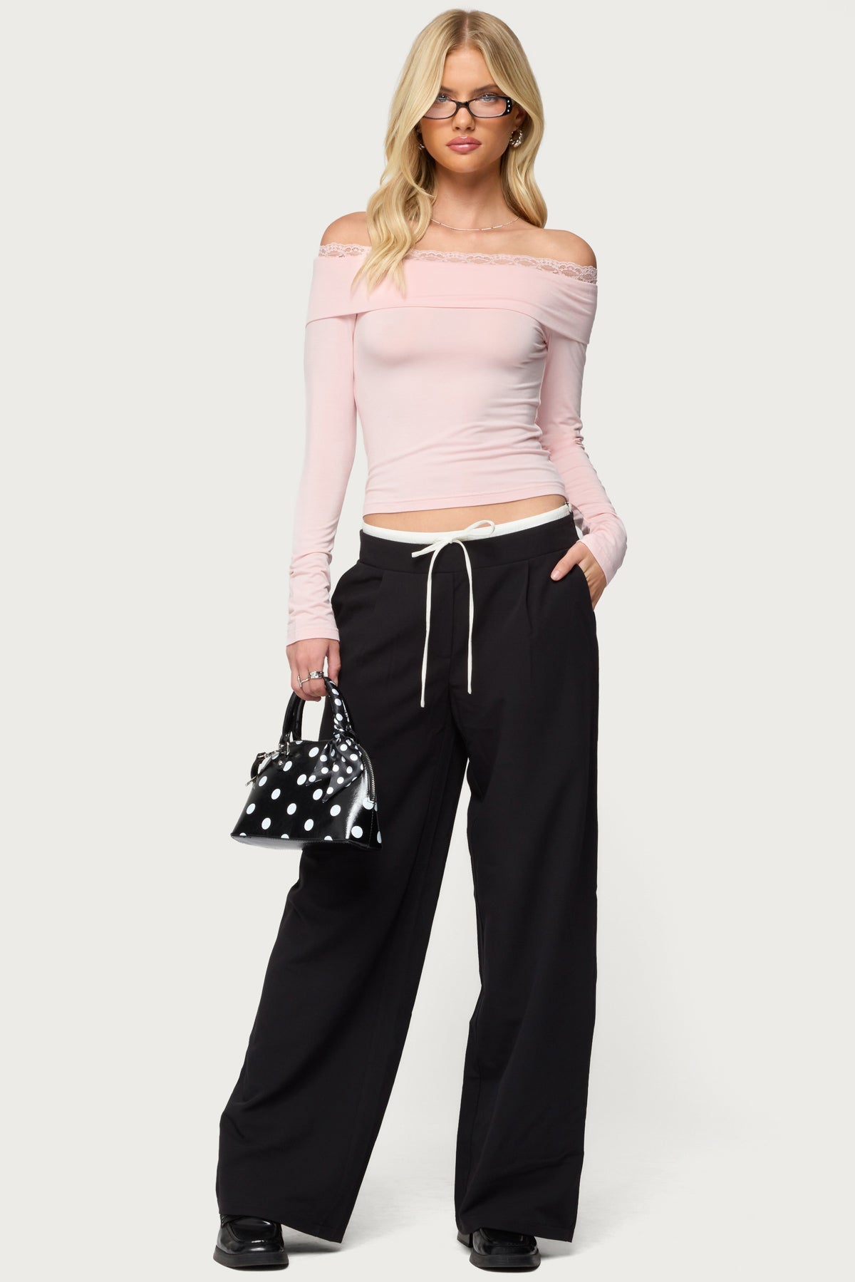 Janus Lacey Fold Over Top