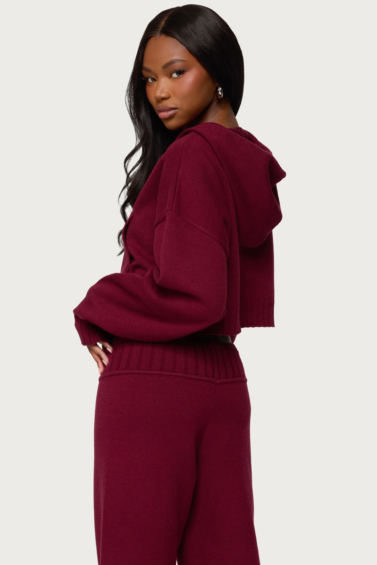 Russell Knit Hooded Cardigan