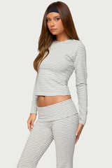 Kaeli Stripey Long Sleeve T Shirt