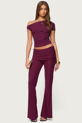 Halli Fold Over Mini Skirt Pants