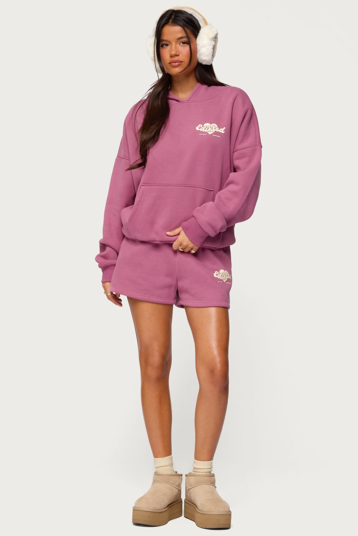 We're Edikted Sweat Shorts