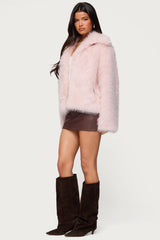 Noelle Oversized Faux Fur Jacket