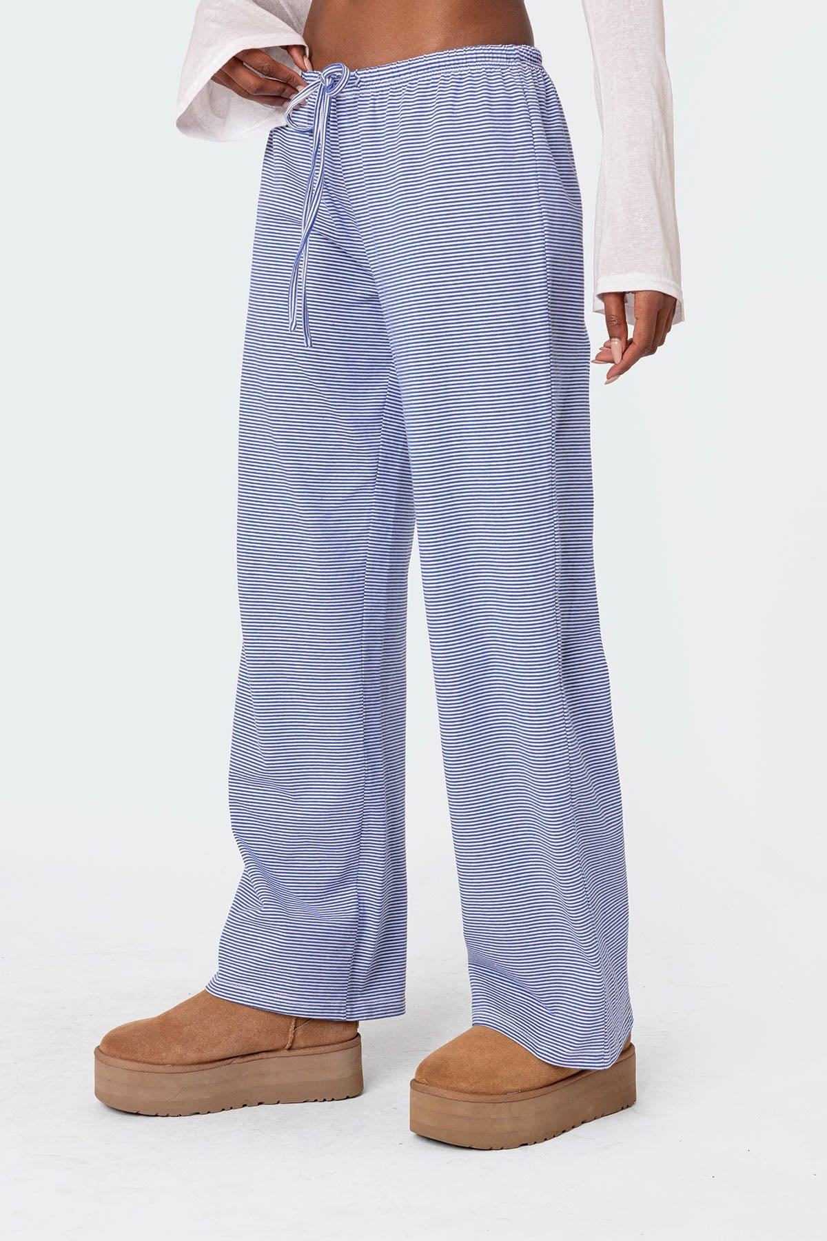 Olivia Striped Loose Fit Pants