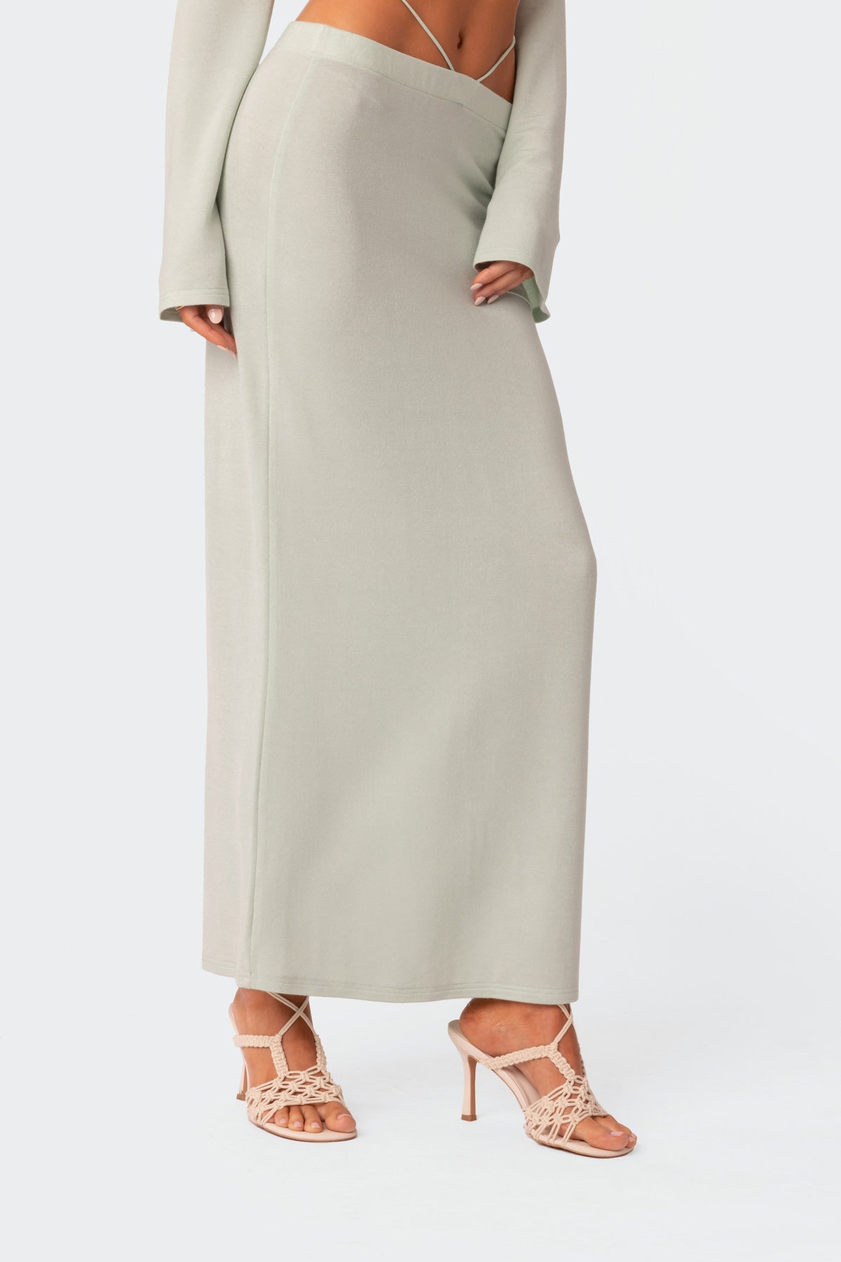 Celeste Low Rise Strap Maxi Skirt