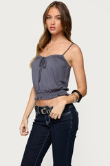 Ripley Tie Front Tank Top