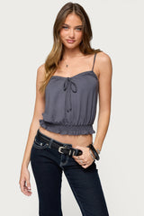 Ripley Tie Front Tank Top