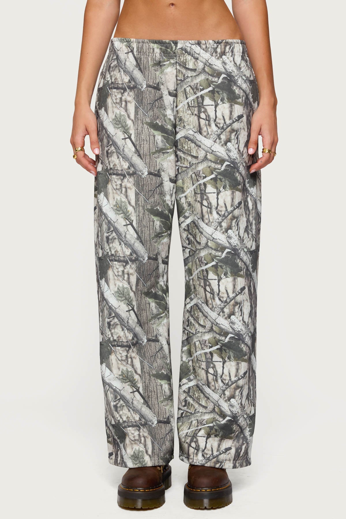 Camo Straight Leg Sweatpants