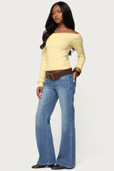 Kiarah Low Rise Flared Jeans