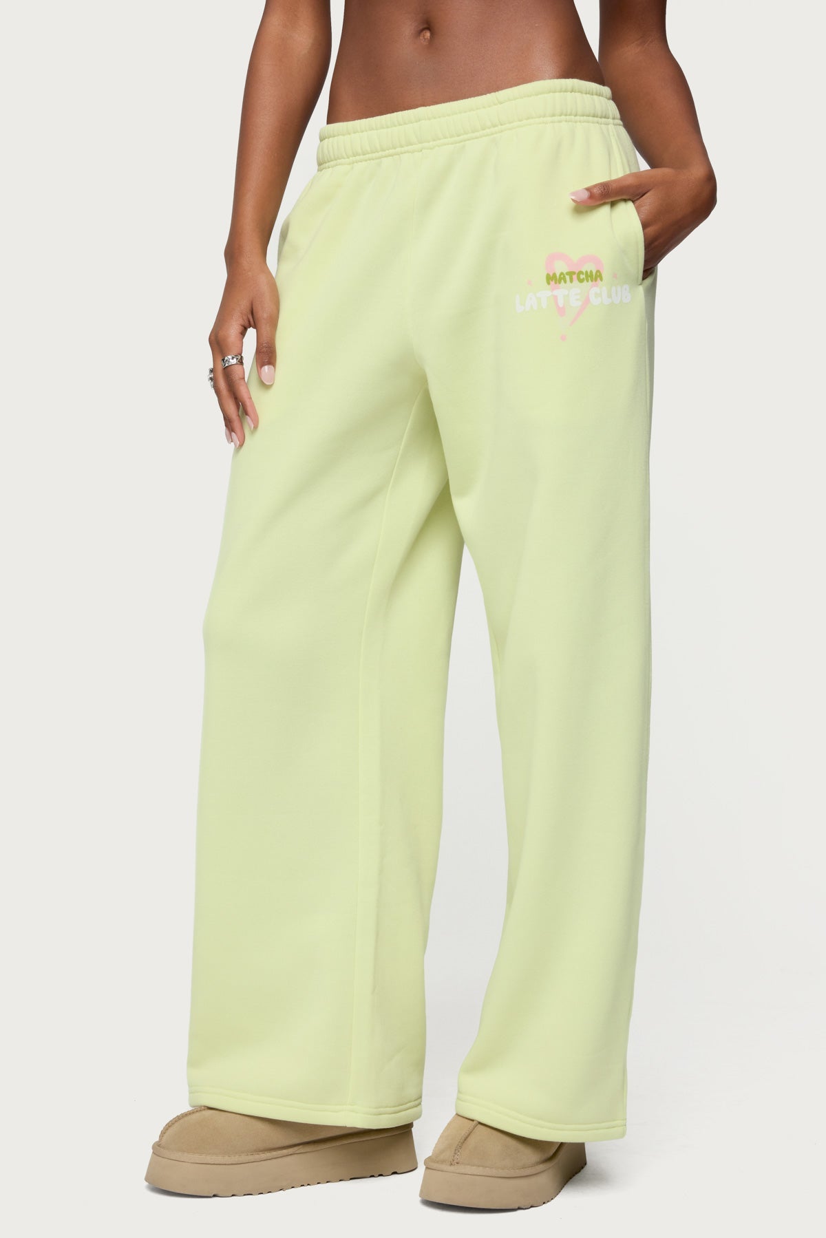 Matcha Lover Straight Leg Sweatpants