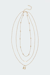 Secrets Layered Lock Necklace
