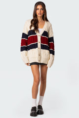 Tinsley Oversized Cable Knit Cardigan